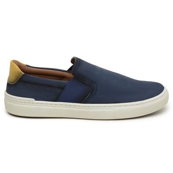 Tênis Casual Masculino Slip-on CNS VOX 333 Blue e Cheddar - CNS