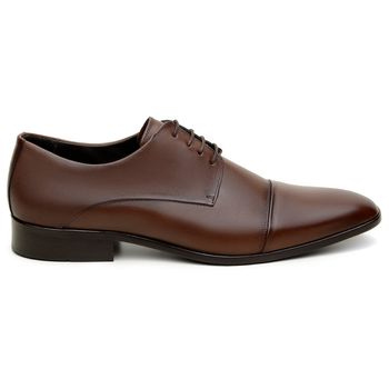 Sapato Social Masculino Derby CNS 10021 Café - CNS