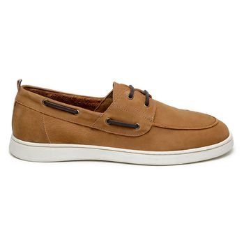 Sapato Casual Masculino Sider CNS Mason 08 Saddle e Brown - CNS