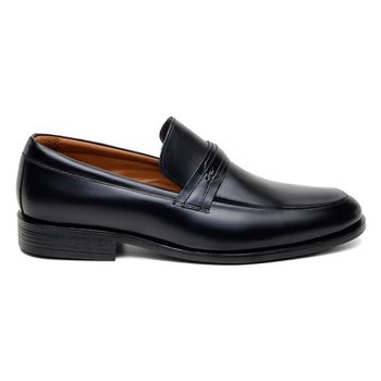 Sapato Social Masculino Mocassim CNS 90025 Preto - CNS