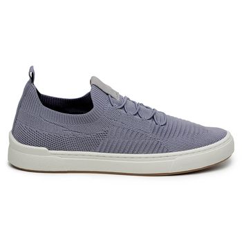 Tênis Casual Masculino CNS BON 004 Cinza e Titânio - CNS