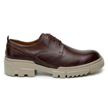 Sapato Casual Masculino Derby CNS+ 489004 Moca e Moss - CNS