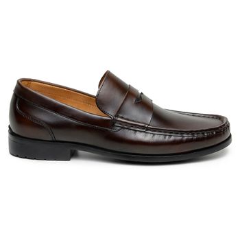 Sapato Casual Mocassim CNS+ Ethan 01 Madeira - CNS