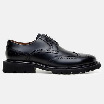 Sapato Derby CNS+ Brogue Rover 3 Preto - CNS