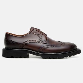 Sapato Derby CNS+ Brogue Rover 3 Whisky - CNS