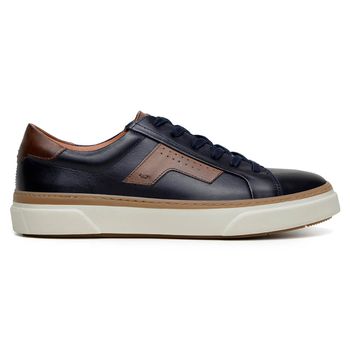 Tênis Casual Masculino CNS 22125 Marinho e Oak - CNS