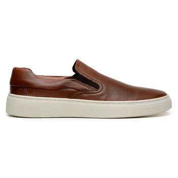 Tênis Casual Masculino Slip-on CNS 8607 Conhaque - CNS