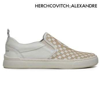 Tênis Casual Slip-On CNS e Herchcovitch HA0020 Branco - CNS