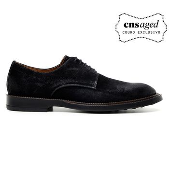 Sapato Casual Masculino Derby CNS 611002 Preto - CNS