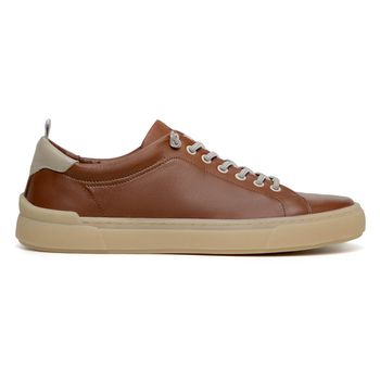 Tênis Casual Masculino CNS BOF 002 Whisky e Off White - CNS