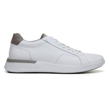 Tênis Casual Masculino CNS CAR 010 Branco e Cinza - CNS