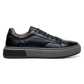 Tênis Casual Masculino CNS POW 05 Preto e Grafite - CNS