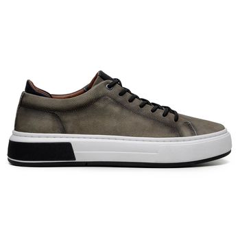 Tênis Casual Masculino CNS POW 06 Cinza e Preto - CNS