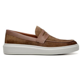 Sapato Casual Masculino Mocassim CNS 5409 Truffe Tamarindo - CNS