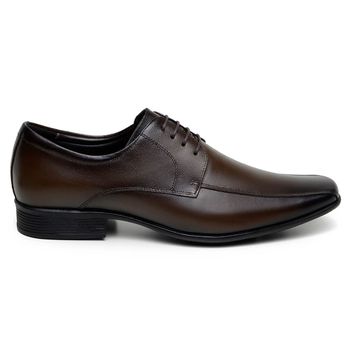 Sapato Social Masculino Derby CNS 77500 Dark Brown - CNS