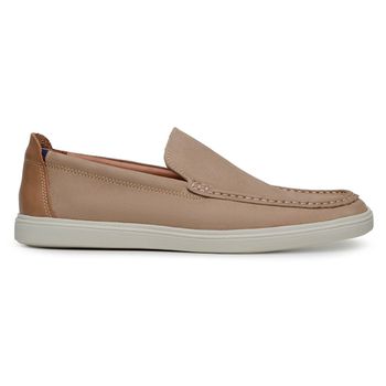 Sapato Casual Masculino Mocassim CNS 20001 AREIA E CARAMELO - CNS