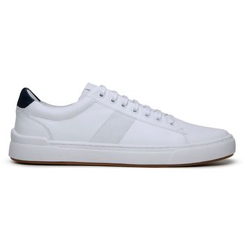 Tênis Casual Masculino CNS BON 003 Branco e Marinho - CNS