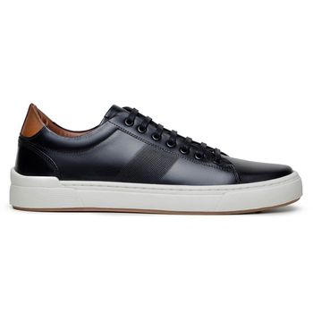 Tênis Casual Masculino CNS BON 003 Preto e Tan - CNS