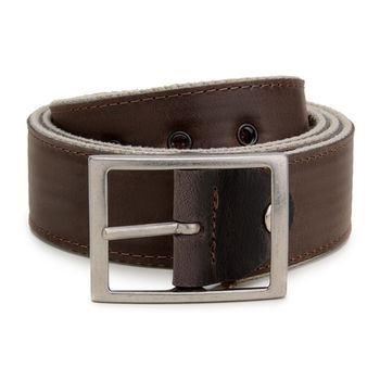 Cinto Casual Masculino Dupla Face CNS 07460876 Café e Bege - CNS