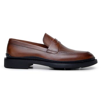 SAPATO CASUAL MASCULINO MOCASSIM CNS WAVE 02 TAN - CNS
