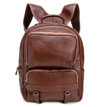 MOCHILA MASCULINA CNS 856 CONHAQUE - CNS