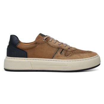 TÊNIS CASUAL MASCULINO CNS POW 073 AMÊNDOA E PRETO - CNS