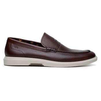Sapato Casual Masculino Mocassim CNS BARCA III CAFE/OAK - CNS