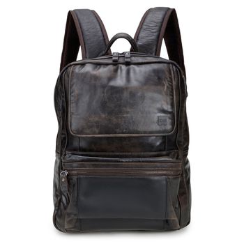 Mochila Masculina CNS M 173 Whisky e Preto - CNS