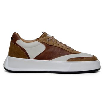 TÊNIS CASUAL MASCULINO CNS BOLD II AMÊNDOA E WHISKY - CNS