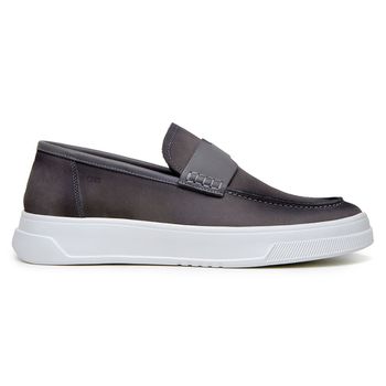 SAPATO CASUAL MASCULINO MOCASSIM CNS ROD IV CINZA - CNS