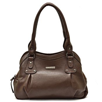 Bolsa Feminina Média Ombro CHOCOLATE DM-21 - Daniella Marques | Bolsas Femininas em Couro
