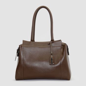 Bolsa Feminina Grande Couro Legitimo Alça Ombro CHOCOLATE DM-23L - Daniella Marques | Bolsas Femininas em Couro