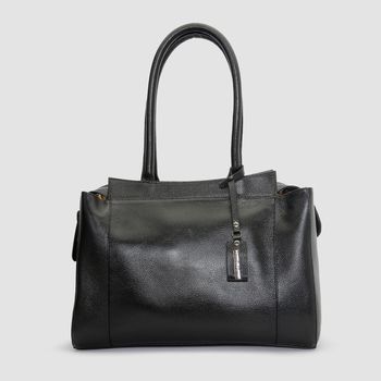Bolsa Feminina Grande Couro Legitimo Alça Ombro preta DM-23L - Daniella Marques | Bolsas Femininas em Couro