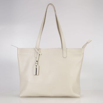 Bolsa Feminina Grande sacola couro legitimo OFF WHITE ref:DM-25 - Daniella Marques | Bolsas Femininas em Couro