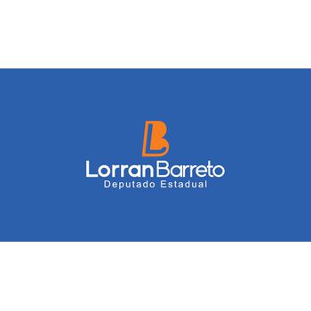 Mousepad 70x40cm Preto com Logo LORRAN BARRETO - L... - BULLPAD