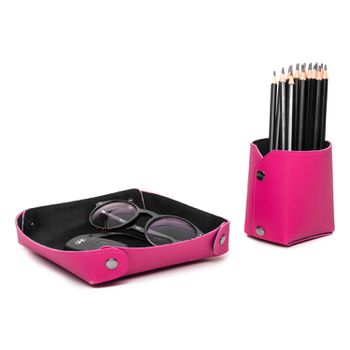 Combo Porta Lapis + Porta Treco Pink - comboportat... - BULLPAD