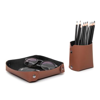 Combo Porta Lapis + Porta Treco Caramelo - combopo... - BULLPAD
