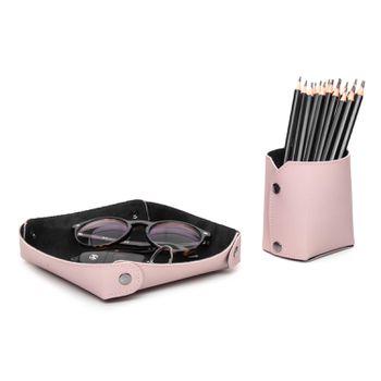 Combo Porta Lapis + Porta Treco Rosa - portalapisp... - BULLPAD