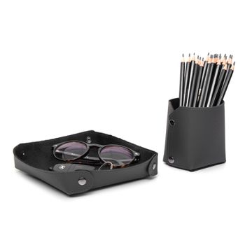 Combo Porta Lapis + Porta Treco Grafite - combopor... - BULLPAD