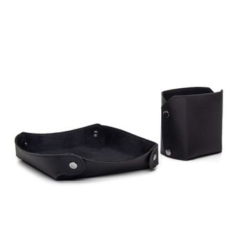 Combo Porta Lapis + Porta Treco Preto - portalapis... - BULLPAD