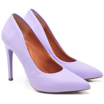 Scarpin Salto Alto Napa Lilac - ELLA´S ONLINE | Calçados e Acessórios Femininos