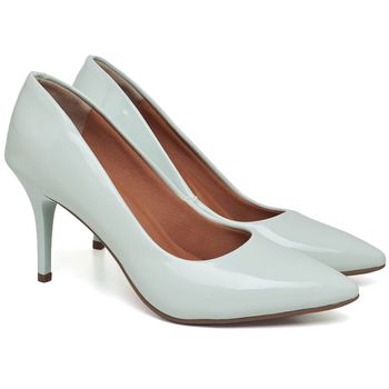 8101 Scarpin Salto Médio Hortelã - ELLA´S ONLINE | Calçados e Acessórios Femininos