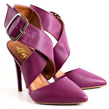 7920 Scarpin Salto Alto Napa Hibisco - ELLA´S ONLINE | Calçados e Acessórios Femininos