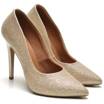 Scarpin Salto Alto Luminicolor Cobre - ELLA´S ONLINE | Calçados e Acessórios Femininos