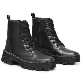Bota Coturno Anita Preta - Ever Way