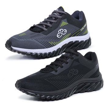 Kit 2 Tênis Masculino Esportivo Evoltenn Tube Runner Cinza e Black