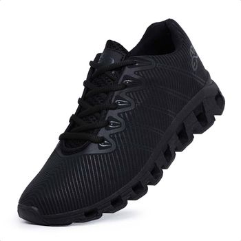 Tênis Masculino Esportivo Evoltenn Running Nuvem Black - Evoltenn