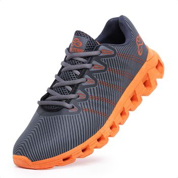 Tênis Masculino Esportivo Evoltenn Running Nuvem Cinza - Evoltenn