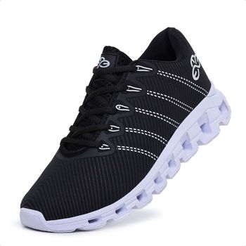 Tênis Masculino Esportivo Evoltenn Running Nuvem Preto - Evoltenn