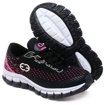 Tênis Infantil Evoltenn Impacto Preto Pink - Evoltenn